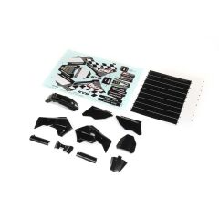 Losi - Black Plastics w/Wraps: Promoto-MX (LOS260006)