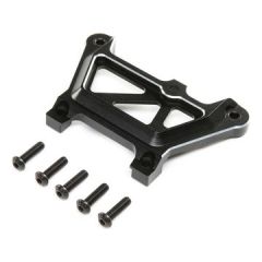 Losi - Front Top Plate Aluminum Black: DBXL-E 2.0 (LOS351018)