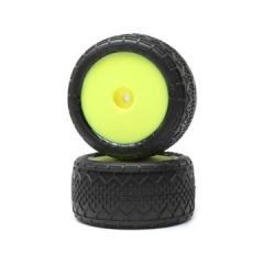 Losi - BK Bar RR Mounted Yellow (2): Mini-B (LOS41016)