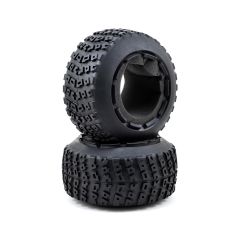 Left & Right Tire (1ea) & Foam Insert (2): 1/5 DB XL (LOS45006)
