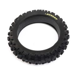 Losi - Dunlop MX53 Rear Tire W/Foam, 60 Shore: Promoto-MX (LOS46009)