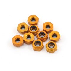 4-40 Aluminum Mini-Nuts (10) (LOSA6306)