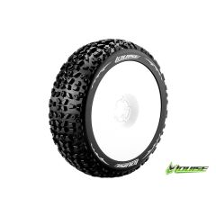 Louise B-MAZINGER Soft banden op witte disc velgen voor 1/8 buggy