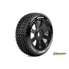 Louise B-PIRATE Soft banden op zwarte spaakvelgen voor 1/8 buggy