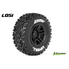 Louise SC-UPHILL shortcourse Soft banden op zwarte velgen - Losi 4x4 (FR)