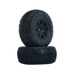 VTEC 1/10 pre-glued tire (2pcs) - S10 SC