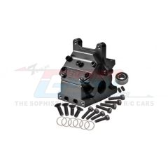 GPM - Aluminium Front/Rear Gear Box V2, Zwart (Ter vervanging van AR310854)