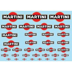 Martini stickervel - A5