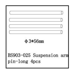 Suspension arm pin-long (3*56mm) 4 pcs