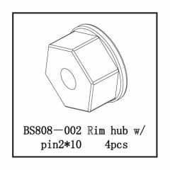 Rim hub w/pin 2*10 4pcs