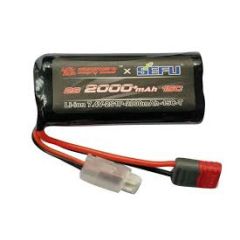 MJX 2S 7.4V 2000 mAh accu met Dean stekker