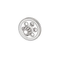 MJX - Main transmission gear (MX-16401Y)