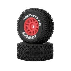 Method RC Geoform 1/16 SC Tyres 12mm Hex - Rood (Arrma Grom Mojave)