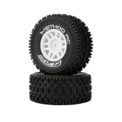 Method RC Geoform 1/16 SC Tyres 12mm Hex - Wit (Arrma Grom Mojave)