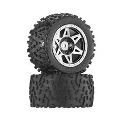 Dboots Sand Scorpion Db Tire Set Glued (Black) (Chrome) (2PCS/Rear) (AR550006)