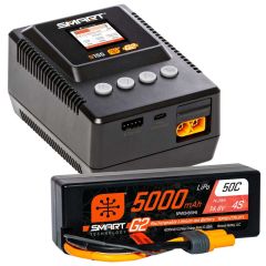 Spektrum - Smart Powerstage 4S-bundel (batterij en oplader)