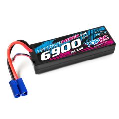 TRC Lipo 60c 7,4 volt 6900mah met EC5 stekker