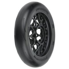 Proline 1/4 Supermoto S3 Motorcycle Front Tire MTD Black (1): Promoto-MX