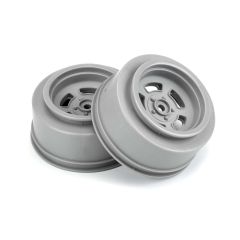 Proline Slot Mag Drag Spec Rear 2.2"/3.0" 12mm Drag Wheels (2) Gray (PL2793-05)