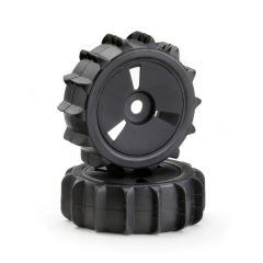 Absima Sand Paddle banden op disc velgen voor 1/8 buggy - Zwart