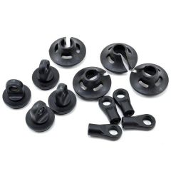 Losi - Spring Cups/Clips/Shock Ends (2): 1/5 DB XL (LOS253006)