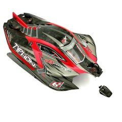 Body Painted with Decals Typhon 6S, Black/Red (ARA406120)