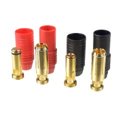 Connector AS-150 - Anti Spark - Goudcontacten - Mannelijk + Vrouwelijk - Rood + Black