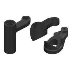 Team Corally - Steering Bellcrank - Parts A-B-C - Composite - 1 set (C-00180-036)