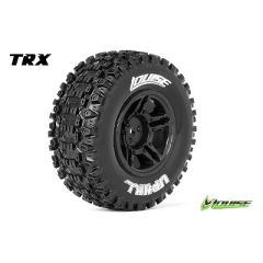 Louise SC-UPHILL Shortcourse Banden Set - Soft - Zwart - Hex 12mm (Slash 2WD: FR)