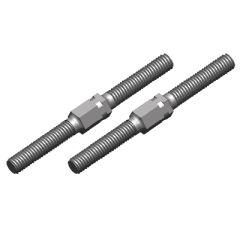 Turnbuckle - M3 - 35mm - Steel - 2 pcs (C-00180-129)