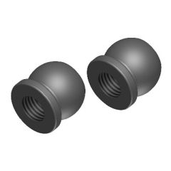 Threaded Ball - 6mm - Steel - 2 pcs (C-00180-171)