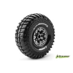 Louise CR-ARDENT Banden Set - Super Soft - 2.2" Velgen Zwart/Chroom - Hex 12mm