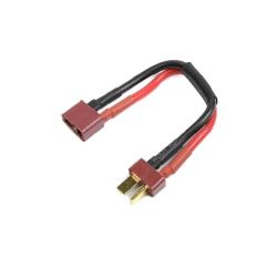 Verlengkabel Deans, silicone kabel 12AWG, 12cm