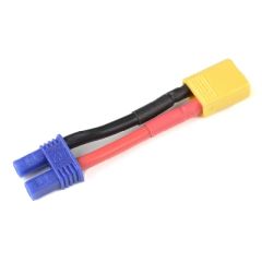 Conversie kabel EC2 Vrouw > XT30 Man met silicone kabel 16AWG