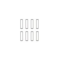 MJX Hexagonal Ice Shaft (8 pieces) (M20101)