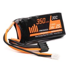Spektrum 7.4V 350mAh 2S 30C LiPo Battery: PH 2.0