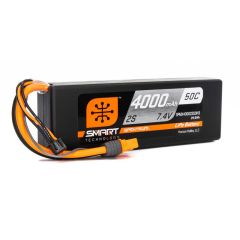 Spektrum 7.4V 4000mAh 2S 50C Smart LiPo accu met IC3 stekker