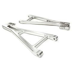 Evolution3 Alloy Rear Lower Arms, Silver - Traxxas E-Revo/Revo 3.3
