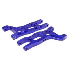 Integy Alloy Front Lower Arm, Blue - Traxxas Rustler/Stampede
