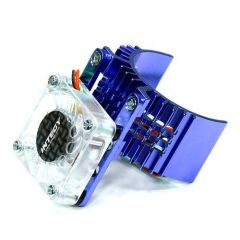 Integy Cooling fan + Heatsink voor 540 motoren - Blauw