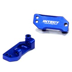 Integy Billet Machined Alloy Caster Block, Blue - Traxxas Bandit