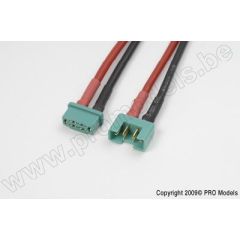 Verlengkabel MPX, silicone kabel 14AWG, 12cm
