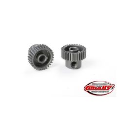 Team Corally - 64 DP Pinion – Short – Hard Anodised Aluminium - 28T - 3.17mm as