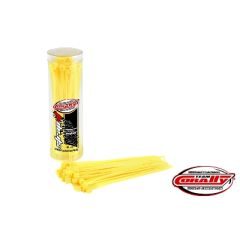 Team Corally - Tie Wraps - Yellow - 2.5x100mm - 50pcs