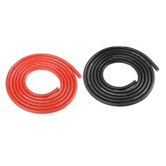 Team Corally - Ultra V+ Siliconen kabel - Super flexibel - Zwart en Rood - 14AWG