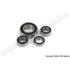 Kogellager Ceramisch met Rubber dichting, 5X13X4C - 695-2RS/C, (2 st)