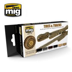 MIG Verf Set - Tires & Tracks