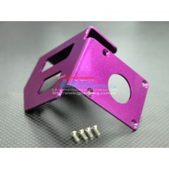 Alloy fuel tank protector with screws - Blauw