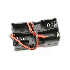 Battery holder, 4-cell (no on/off switch) (for jato and others that use a male futaba style connector)