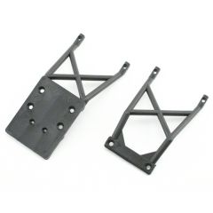 Traxxas - Skid plates (front & rear) (TRX-3623-BLK)